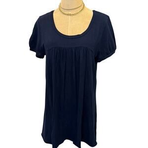 VELVET Navy Loose fit Top Shirt Women size XL